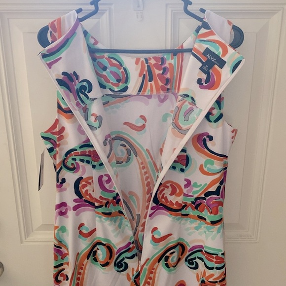 NWT ALYX Watercolor Dress - Picture 6 of 6
